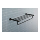 Duravit Handtuchablage D-Code 65x11,2x22cm, schwarz matt