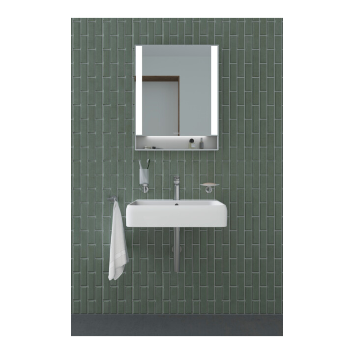 Duravit Handtuchhaken Starck T 6x7,6cm, doppelt, Edelstahl gebürstet
