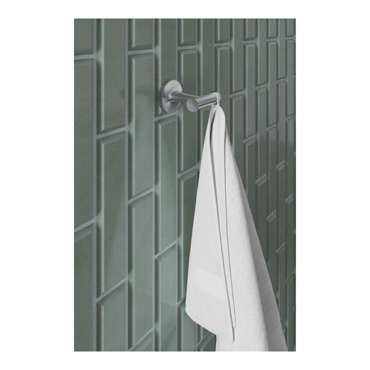 Duravit Handtuchhaken Starck T 6x7,6cm, doppelt, Edelstahl gebürstet