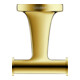 Duravit Handtuchhaken Starck T 6x7,6cm, doppelt, Gold poliert-1