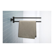Duravit Handtuchhalter D-Code 5x9x44,7cm, 2-arm, schwenkb., sw matt-4
