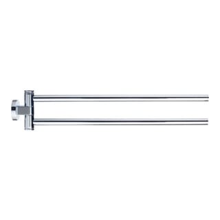 Duravit Handtuchhalter D-Code 5x9x44,7cm, 2-armig, schwenkbar, chrom