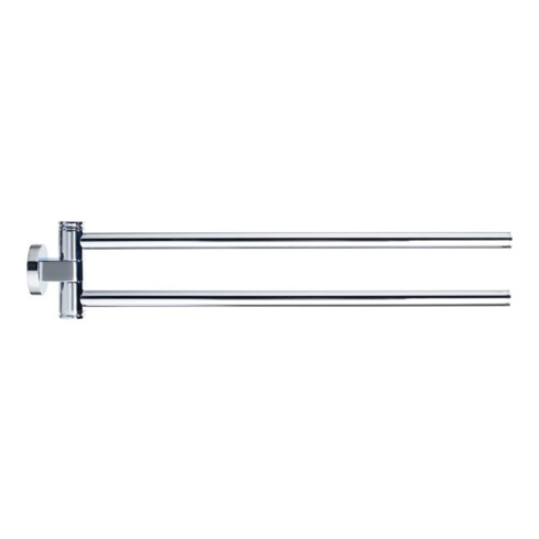 Duravit Handtuchhalter D-Code 5x9x44,7cm, 2-armig, schwenkbar, chrom