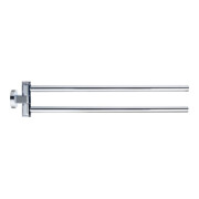 Duravit Handtuchhalter D-Code 5x9x44,7cm, 2-armig, schwenkbar, chrom