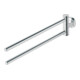 Duravit Handtuchhalter D-Code 5x9x44,7cm, 2-armig, schwenkbar, chrom-2