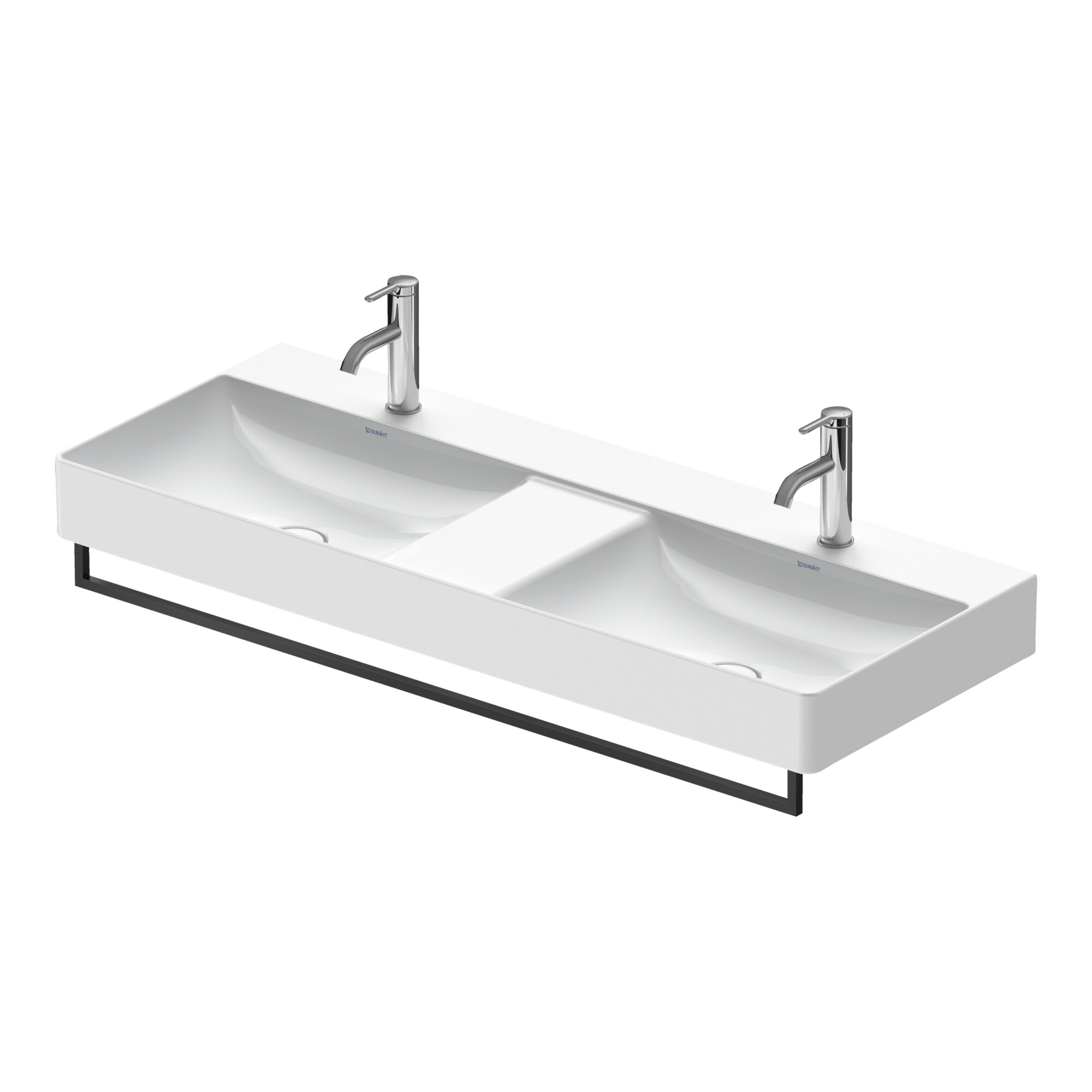Duravit Handtuchhalter DuraSquare 113,9cm, schwarz matt