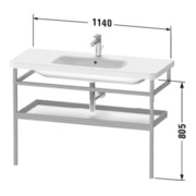 Duravit Handtuchhalter DuraStyle 114x44cm, graph m/Eich mass., mit Ablage-4
