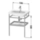 Duravit Handtuchhalter DuraStyle 59x44cm, bas. m/Eich massiv, mit Ablage-4