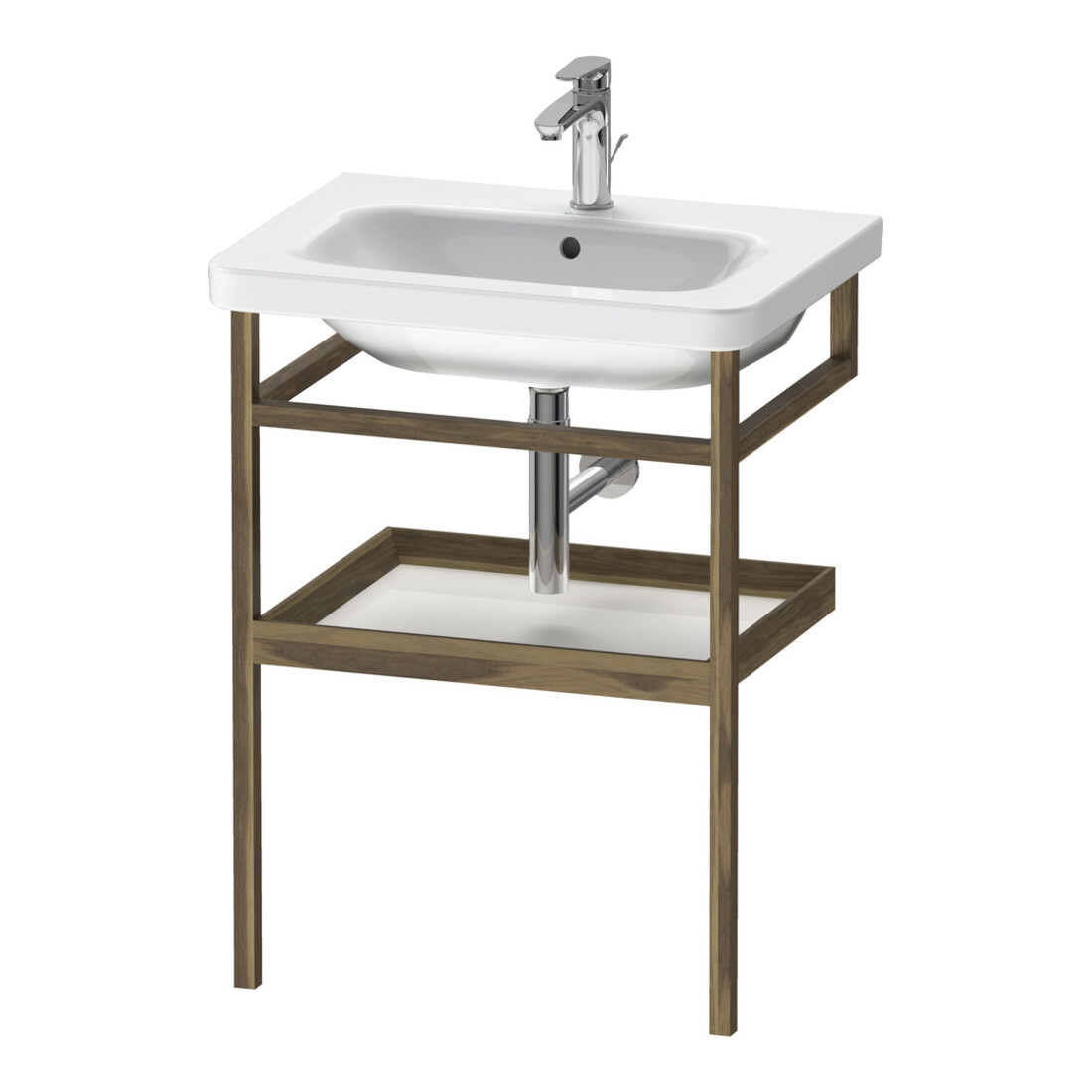 Duravit Handtuchhalter DuraStyle 59x44cm, we. hgl./amerik. Nussb, m Abl.