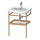 Duravit Handtuchhalter DuraStyle 59x44cm, we. hgl./Eiche mass., m Ablage-1