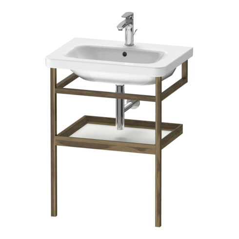 Duravit Handtuchhalter DuraStyle 59x44cm, we. m/amerik. Nussb, mit Ablage