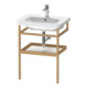 Duravit Handtuchhalter DuraStyle 59x44cm, we. m/Eich massiv, mit Ablage-1