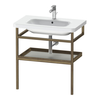 Duravit Handtuchhalter DuraStyle 74x44cm, betongr m/amerik. Nussb, m Abl.