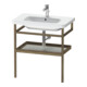Duravit Handtuchhalter DuraStyle 74x44cm, betongr m/amerik. Nussb, m Abl.-1