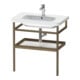 Duravit Handtuchhalter DuraStyle 74x44cm, we. hgl./amerik. Nussb, m Abl.-1