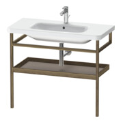 Duravit Handtuchhalter DuraStyle 94x44cm, bas. m/amerik. Nussb, m Ablage