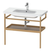 Duravit Handtuchhalter DuraStyle 94x44cm, bas. m/Eich massiv, mit Ablage