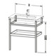 Duravit Handtuchhalter DuraStyle 94x44cm, bas. m/Eich massiv, mit Ablage