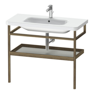 Duravit Handtuchhalter DuraStyle 94x44cm, betongr m/amerik. Nussb, m Abl.
