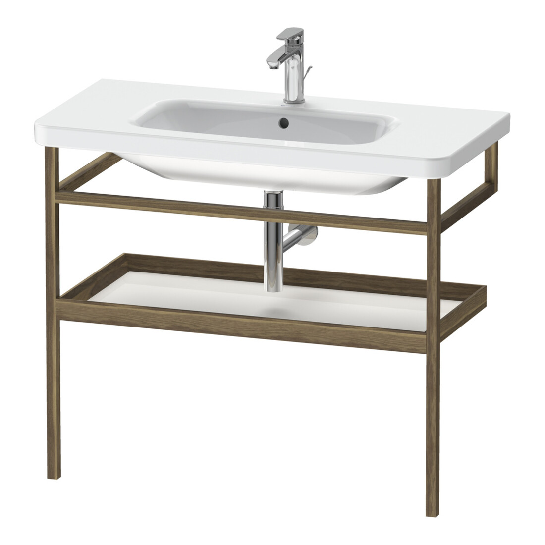 Duravit Handtuchhalter DuraStyle 94x44cm, we. hgl./amerik. Nussb, m Abl.