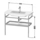 Duravit Handtuchhalter DuraStyle 94x44cm, we. m/Eich massiv, mit Ablage