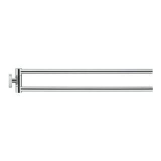Duravit Handtuchhalter Karree 6,8x45cm, 2-armig, schwenkbar, chrom