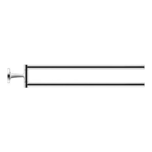 Duravit Handtuchhalter Starck T 5x46,5cm, 2-armig, schwenkb., ES geb.