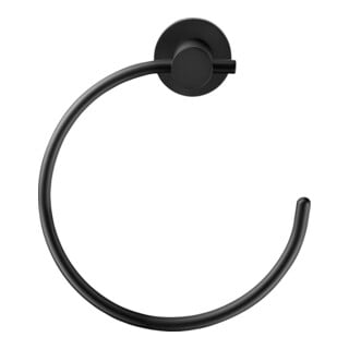 Duravit Handtuchring D-Code 16,9x18,2x6,7cm, schwarz matt