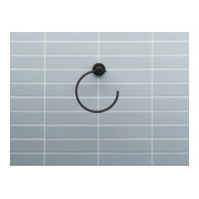 Duravit Handtuchring D-Code 16,9x18,2x6,7cm, schwarz matt-5