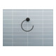 Duravit Handtuchring D-Code 16,9x18,2x6,7cm, schwarz matt