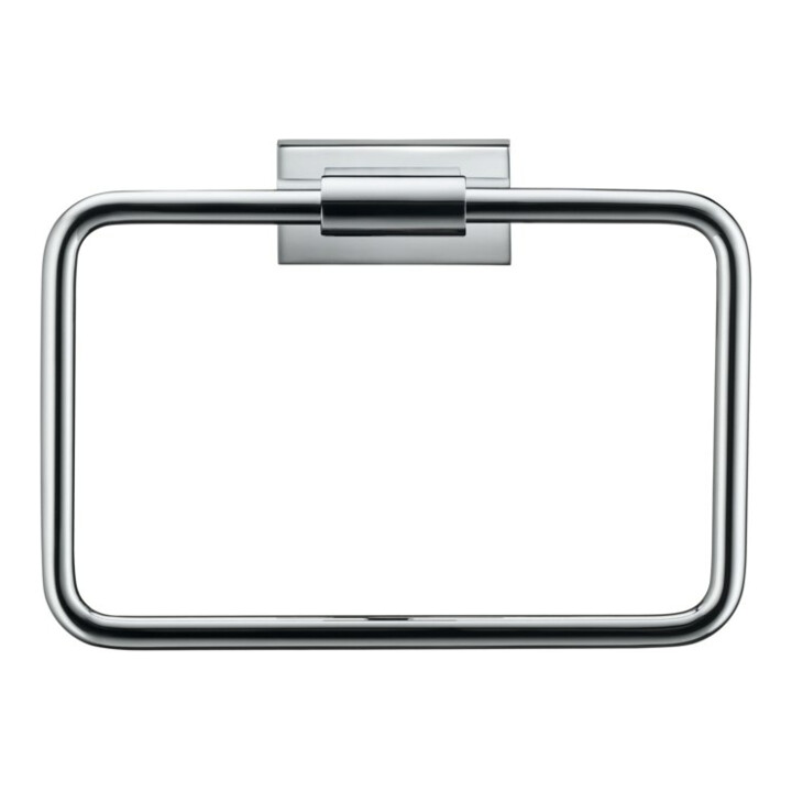 Duravit Handtuchring Karree 20x6cm, chrom