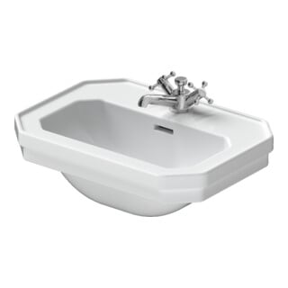 Duravit Handwaschbecken 1930 50x36,5cm, m HL, ÜL, Hahnlochbank, weiß