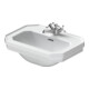 Duravit Handwaschbecken 1930 50x36,5cm, m HL, ÜL, Hahnlochbank, weiß-1