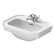 Duravit Handwaschbecken 1930 50x36,5cm, m HL, ÜL, Hahnlochbank, weiß