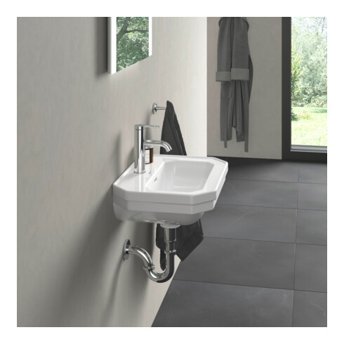 Duravit Handwaschbecken 1930 50x36,5cm, m HL, ÜL, Hahnlochbank, weiß