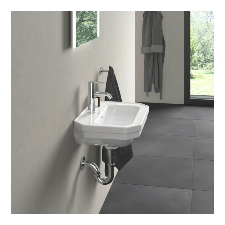Duravit Handwaschbecken 1930 50x36,5cm, m HL, ÜL, Hahnlochbank, weiß