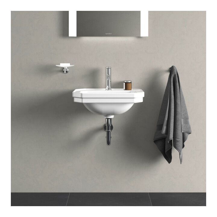 Duravit Handwaschbecken 1930 50x36,5cm, m HL, ÜL, Hahnlochbank, weiß