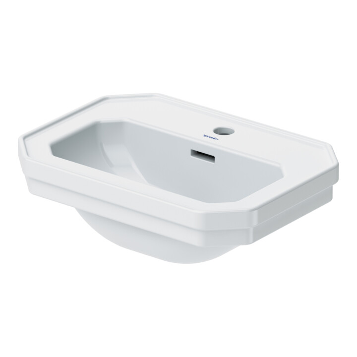 Duravit Handwaschbecken 1930 50x36,5cm, m HL, ÜL, Hahnlochbank, weiß