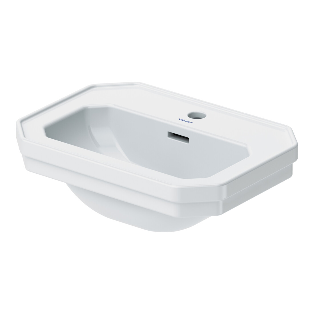 Duravit Handwaschbecken 1930 50x36,5cm, m HL, ÜL, Hahnlochbank, weiß