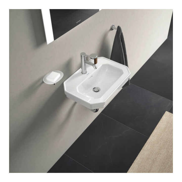 Duravit Handwaschbecken 1930 50x36,5cm, m HL, ÜL, Hahnlochbank, weiß