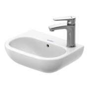 Duravit Handwaschbecken D-Code 36x27cm, m ÜL, HLB, we, Hahnloch rechts