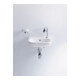 Duravit Handwaschbecken D-Code 36x27cm, m ÜL, HLB, we, Hahnloch rechts