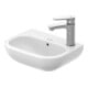 Duravit Handwaschbecken D-Code 36x27cm, m ÜL, HLB, weiß, Hahnloch links-1