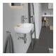 Duravit Handwaschbecken D-Code 36x27cm, m ÜL, HLB, weiß, Hahnloch links