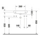 Duravit Handwaschbecken D-Code 50x22cm, m ÜL u HLB, we, Hahnloch links-5