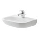 Duravit Handwaschbecken D-Code Med 45x34cm, m HL, o. ÜL, we., m Hahnl.-1