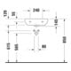 Duravit Handwaschbecken D-Code Med 45x34cm, m HL, o. ÜL, we., o. Hahnl.