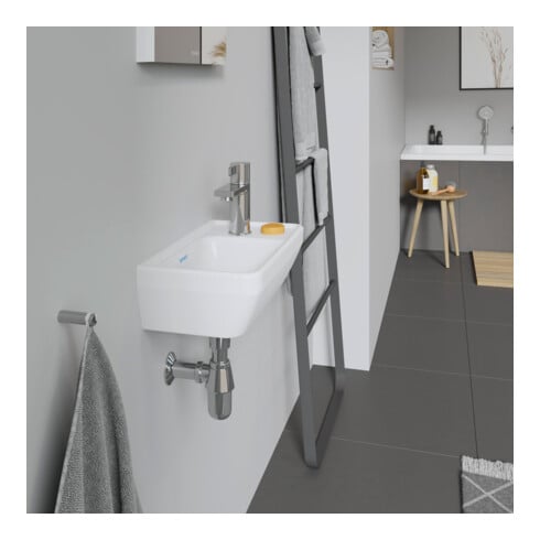 Duravit Handwaschbecken D-Neo 40x22cm, B li, o ÜL, m HLB, m HL, re, we