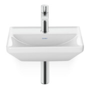 Duravit Handwaschbecken D-Neo 45x33,5cm, o. ÜL, m HLB, m HL, weiß