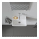 Duravit Handwaschbecken D-Neo 45x33,5cm, o. ÜL, m HLB, o. HL, weiß